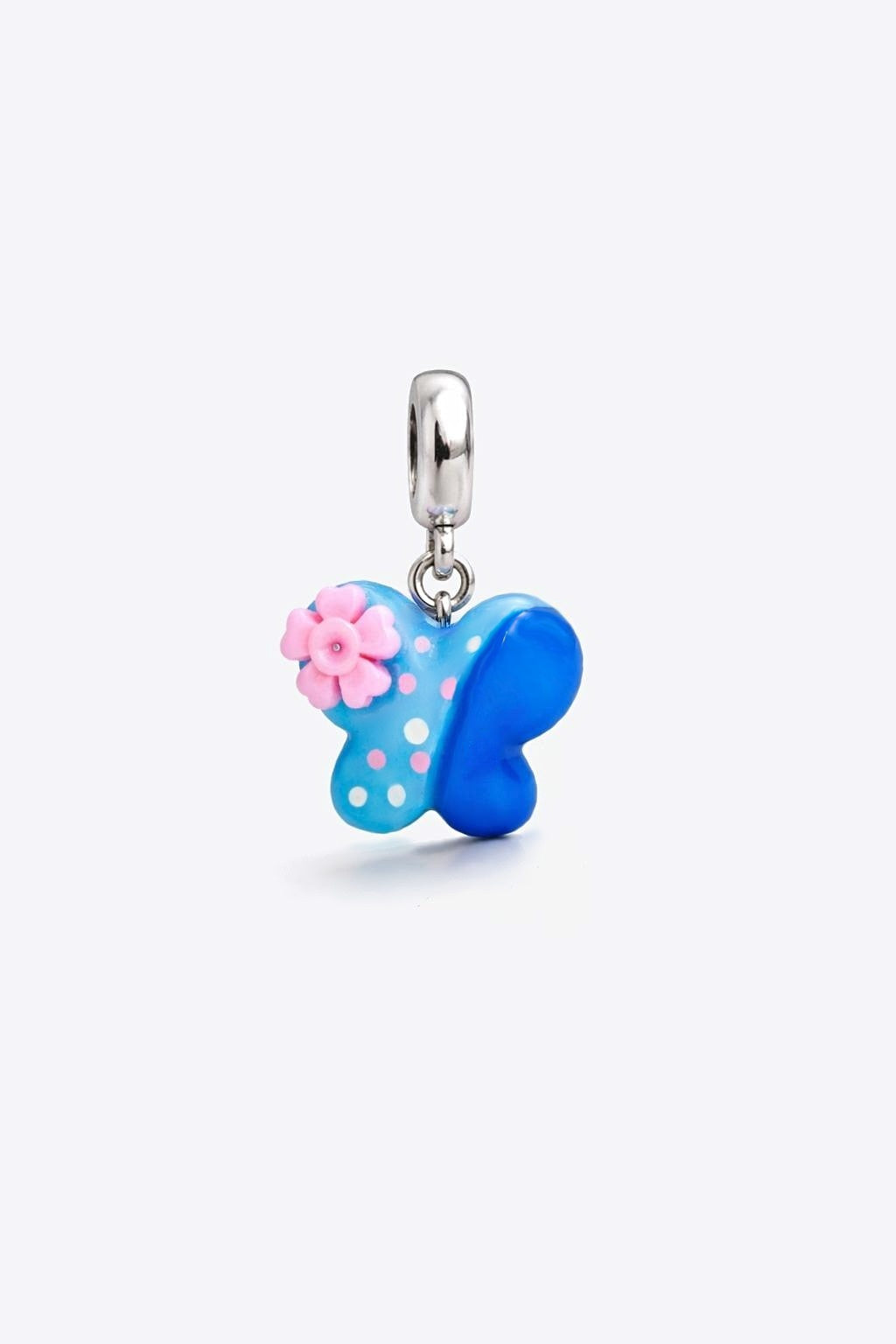 Blue Butterfly Bracelet Charm
