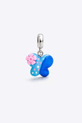 Blue Butterfly Bracelet Charm