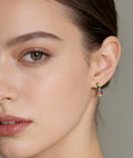 Christmas Bell and Tree Stud Earrings