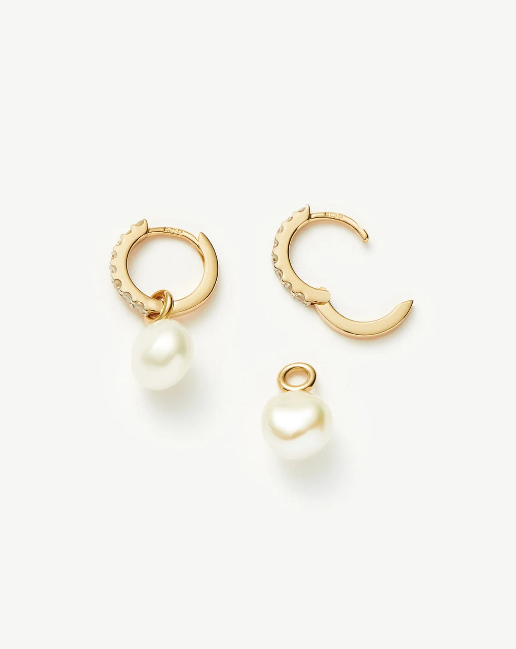 Natural Freshwater Pearl Charms in Large