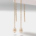 Gold Plated Sterling Silver Threader Earrings