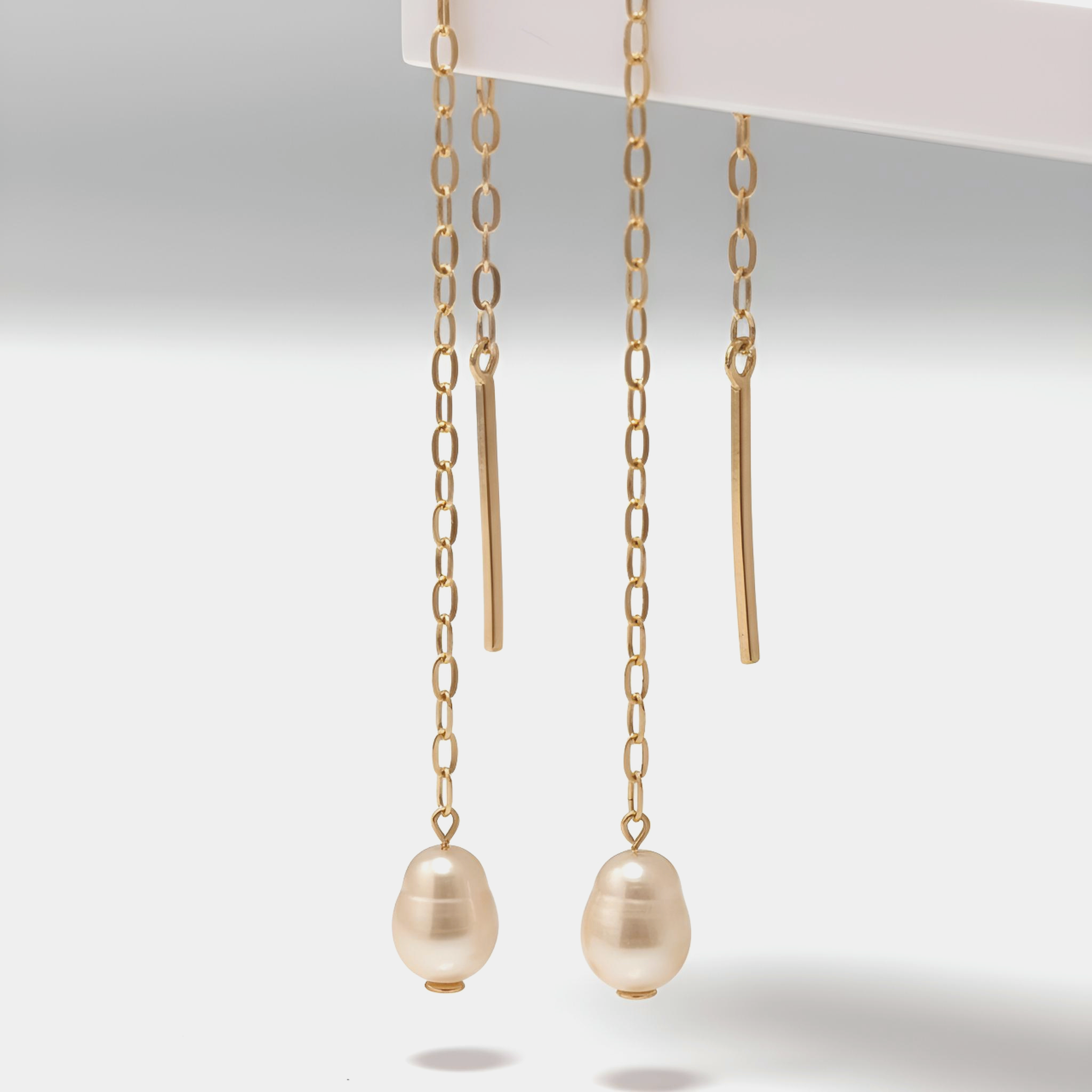 Gold Plated Sterling Silver Threader Earrings