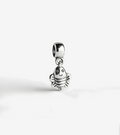 Little Bee Silver Tone Mini Charm