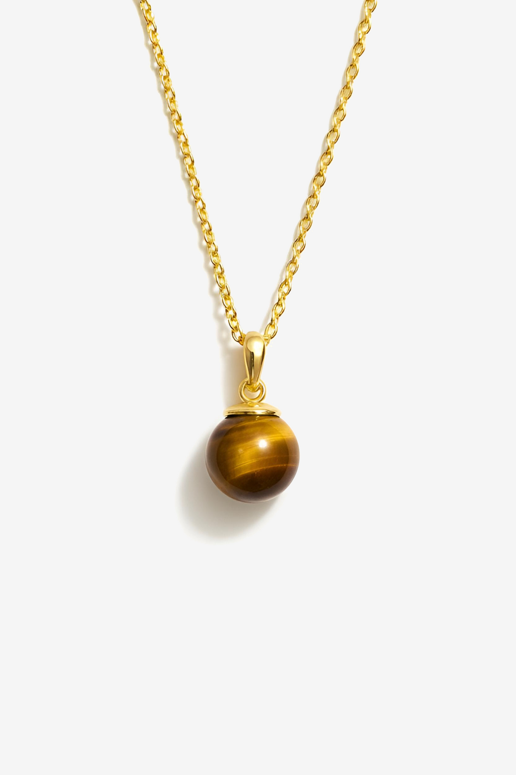 Tiger Eye Pendant Necklace