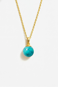 Turquoise Gemstone Pendant Necklace