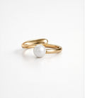 Open Bang Ring with Natural Pearl