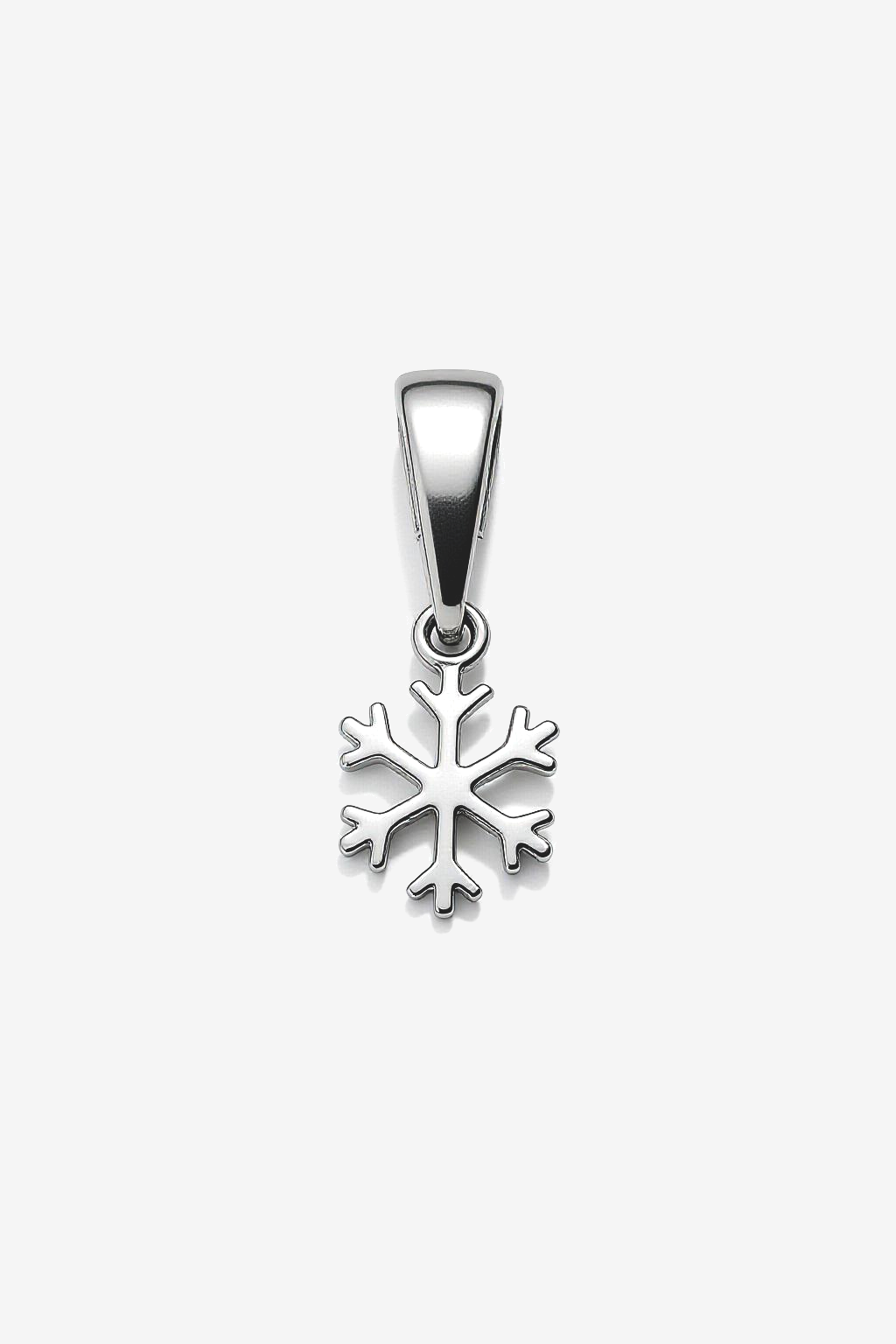 Delicate Snowflake Sterling Silver Pendant
