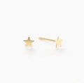 Mini Stars Sterling Silver Stud Earrings