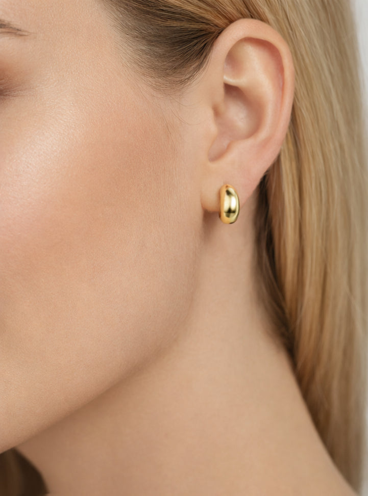 Waterdop Gold Plated Stud Earrings