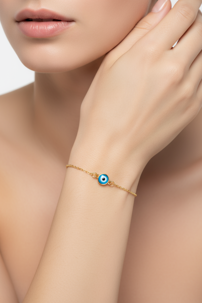 Evil Eye Stainless Steel Bracelet